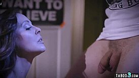 nerd pounds busty astronaut milf then takes her deepthroat