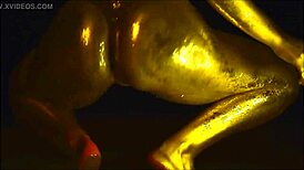 Nastya vdovik reveals her golden buttocks in naughty thong and panties