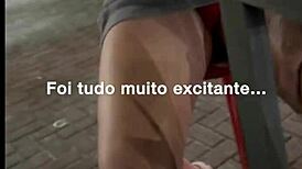 wife flashes ass then takes muscular bbc anal in car publicly