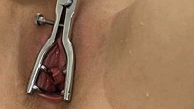 after pissing everywhere they rub those sloppy slits in contest