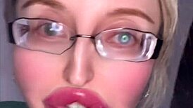 part 3 huge russian glasses fetish babe spills dirty accent story turning me on hard