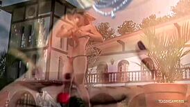 Blonde MILF rides massive BBC for outdoor interracial anal and facial bliss.