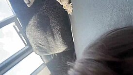 you ready for dirty hard sex with this american brunette vixen gagging on cock?