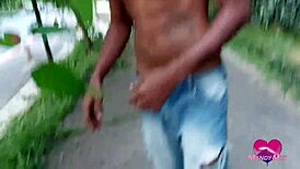 abriendo meu cuzinho com pauzão huge black cock anal creampie gaping