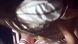 new school tech alumna's tasty tetas culote bounce as i fuck her homemade