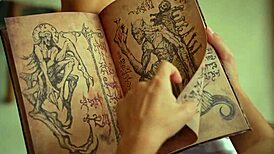 i used the book of evil to finger my wet pussy till squirting orgasm 😈💦