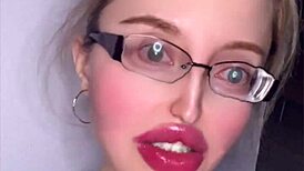 part 3 huge russian glasses fetish babe spills dirty accent story turning me on hard