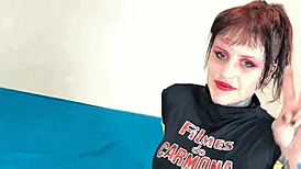 first time big ass tattooed bottom gets bareback fucked wet clit pulsing by carmona