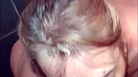 french housewife slave kneels submissively before her strict master in intense bdsm pov session with toys and cumshots