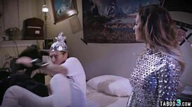 nerd pounds busty astronaut milf then takes her deepthroat