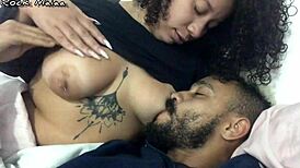 she caught me staring at her lactating natural tits milk lick fetish