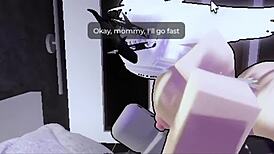 i spot goth street bitch and drag her home for wet ass doggystyle pounding in roblox