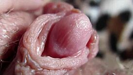 Can you see my huge clit rubbing to a massive jerking orgasm?