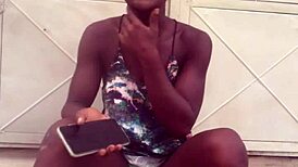 Crazy African Bitch Twerks Wildly To Nigerian Afro Beats Continued