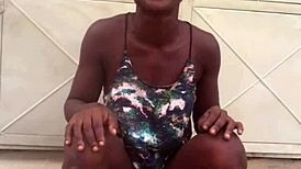 Crazy African Bitch Twerks Wildly To Nigerian Afro Beats Continued