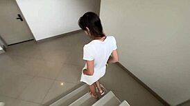 milf cheats with stranger pov big cock riding tits bouncing cumshot closeup