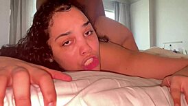 gemthejewels bends over for early morning deepthroat bbc anal pounding