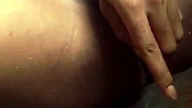 Step sister's secret xmas anal pussy play