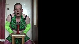 Shy bisexual crossdresser begs deepthroat after real cock pulls from humiliated ass multiple times