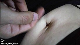 Latina fingers sweet belly button in sexy masturbation fetish