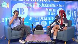 evybubbles cosplay skirt miniskirt multiple orgasms riding sybian juan bustos podcast