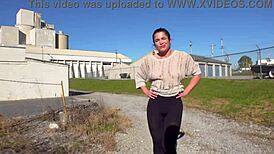 hey 43yo slut, flash that huge ass walking docks in buttless pants