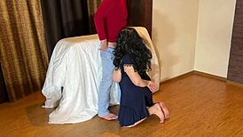 i couldn't resist stepmom's big ass so she sucked my monster cock then took anal