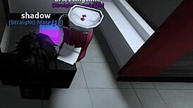 fucked a public slut rough in the bathroom with big cock anal assfucking