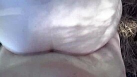 Celestina Blooms Bred POV Doggystyle in Nature Creampie Outdoor