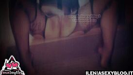 italiana sfondata e sborrata da due cazzi vogliosi con dialoghi asmr 😈💦