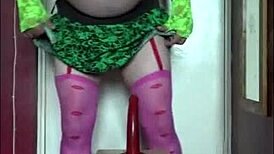 Shy bisexual crossdresser begs deepthroat after real cock pulls from humiliated ass multiple times