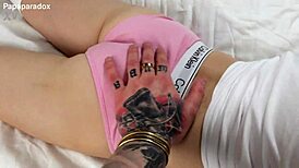 18yo teen gives first monster cock blowjob to stepsis roleplay