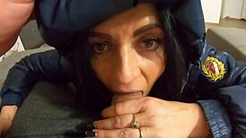 Sexy clothed blowjob fetish compilation gets me going! 🔥👄