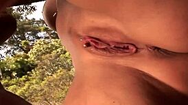 Blonde Milf Nikki Hunter Craves Outdoor Big Black Cock Facial in Heels