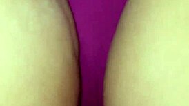 Close-Up Rear Panties Massage Tease