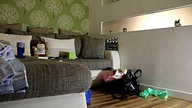 oiled skinny blonde babe milks massive cock for explosive cumshot pov director fantasy