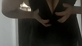 amadora latina lesbian dances then fucks with huge dildo toy