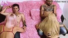 my first steamy latina foursome orgy with monster cocks and big tits