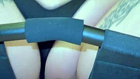 Riding My Dick on Sex Chair Feels Incredible