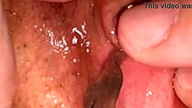 amateur shaved pussy closeup 132 days post virginity