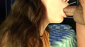 stepsister slut rides doggystyle bent over cowgirl craving creampie ass worship!