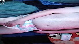 baby pup pads up in diaper for promo tease