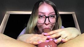 he face fucks her sloppy throat in 69 before throatpie cumshot close-up