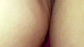 Close-Up Rear Panties Massage Tease