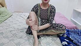 stepbrother catches me massaging my wet pussy at night in his room