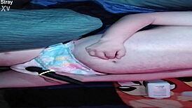 baby pup pads up in diaper for promo tease