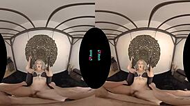 Sexy blonde kay carter rides your cock hard in sex swing pov doggystyle cumshot
