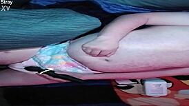 baby pup pads up in diaper for promo tease