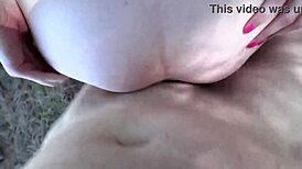 Celestina Blooms Bred POV Doggystyle in Nature Creampie Outdoor