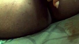 Step sister's secret xmas anal pussy play